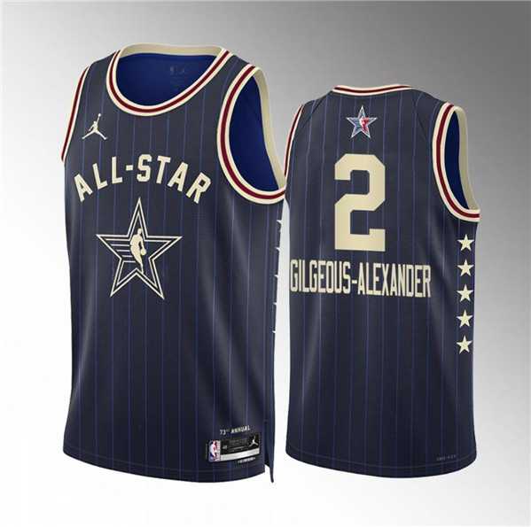 Men's 2024 All-Star #2 Shai Gilgeous-Alexander Navy Stitched Basketball Jersey,We sell and wholesale Men's 2024 All-Star #2 Shai Gilgeous-Alexander Navy Stitched Basketball Jersey on line form chian!